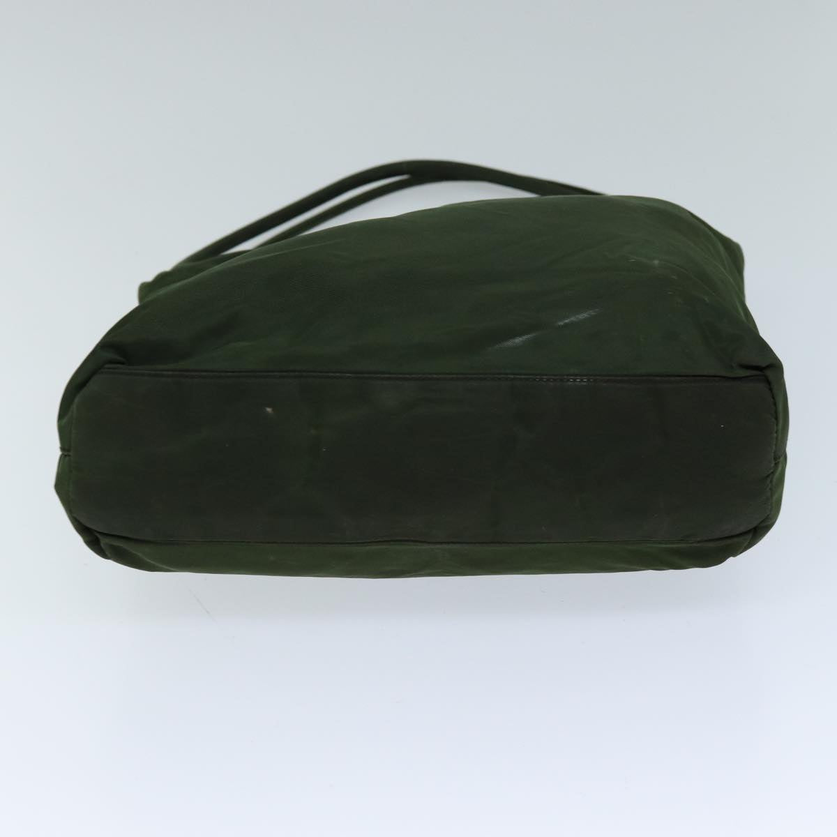 PRADA Tote Bag Nylon Khaki Auth 72138
