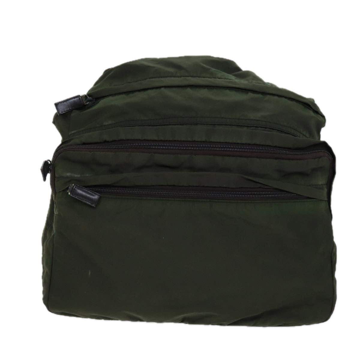 PRADA Shoulder Bag Nylon Khaki Auth 72139 - 0
