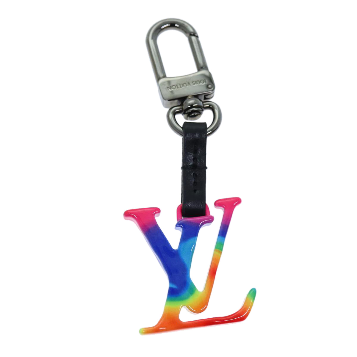 LOUIS VUITTON Bijoux Sac Key Holder Rainbow MP2863 LV Auth 72140