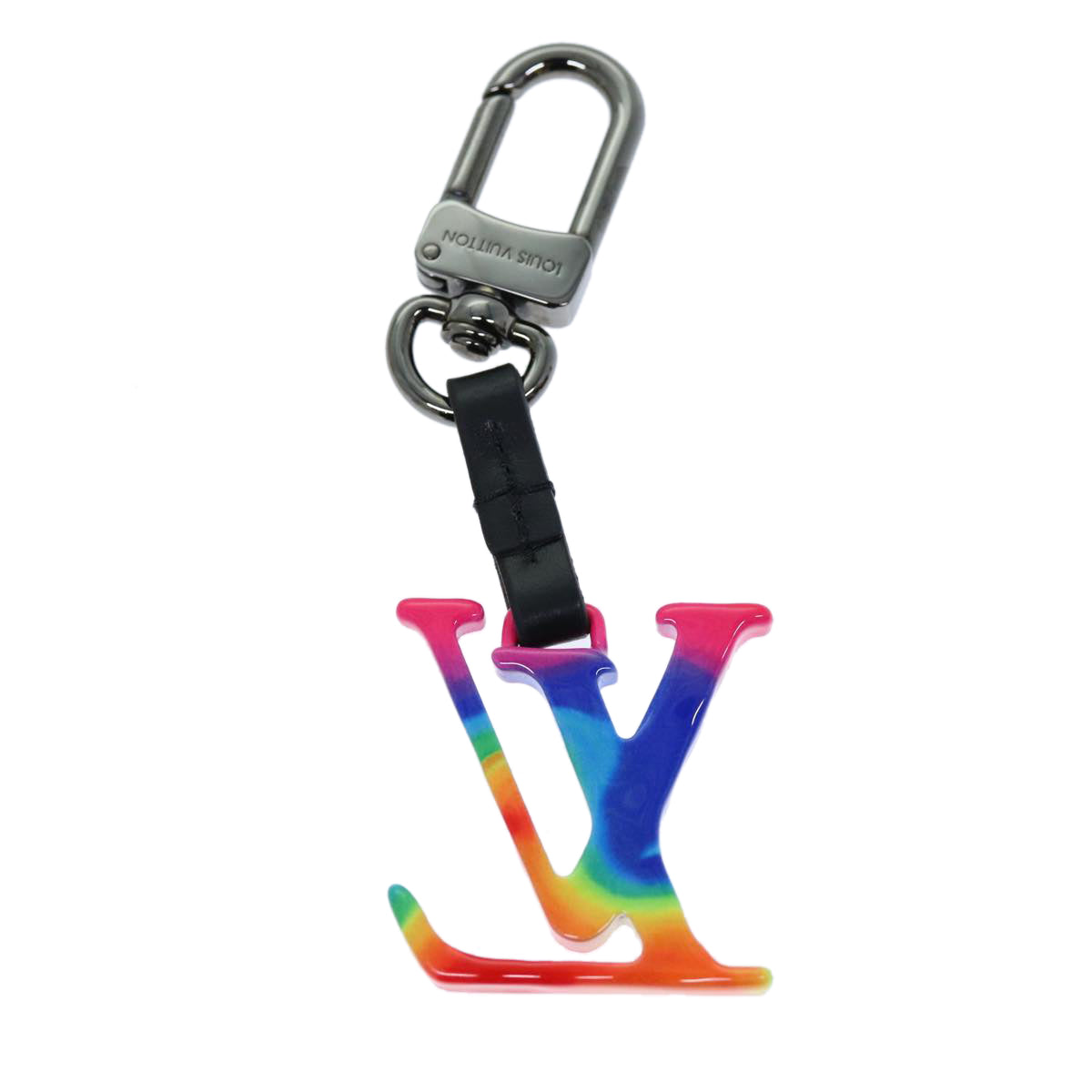 LOUIS VUITTON Bijoux Sac Key Holder Rainbow MP2863 LV Auth 72140