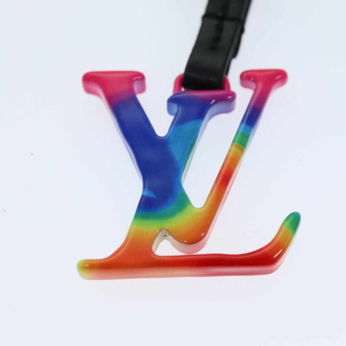 LOUIS VUITTON Bijoux Sac Key Holder Rainbow MP2863 LV Auth 72140