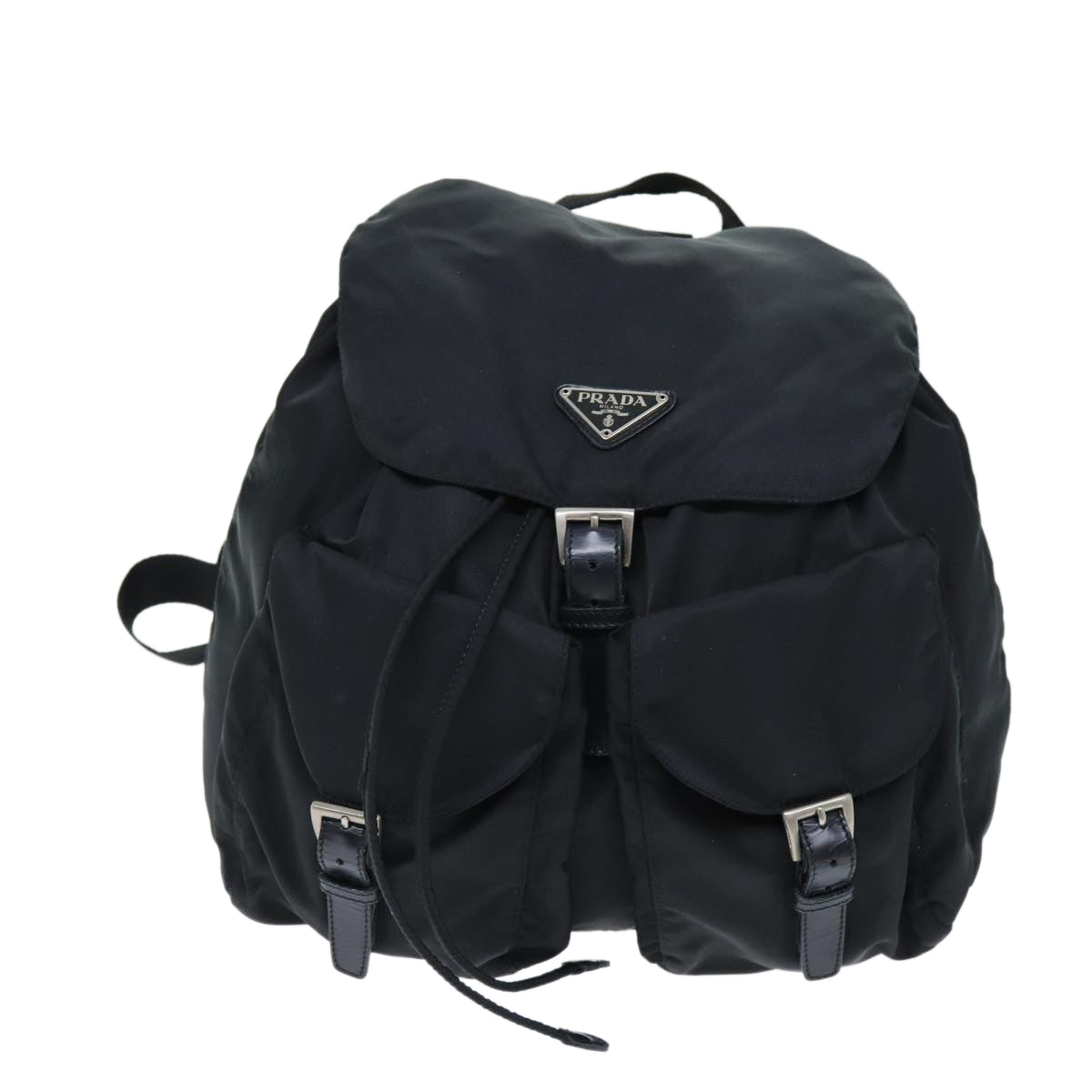 PRADA Backpack Nylon Black Auth 72146 - 0