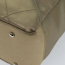 CHANEL Wild Stitch Tote Bag Leather Beige CC Auth 72149-15