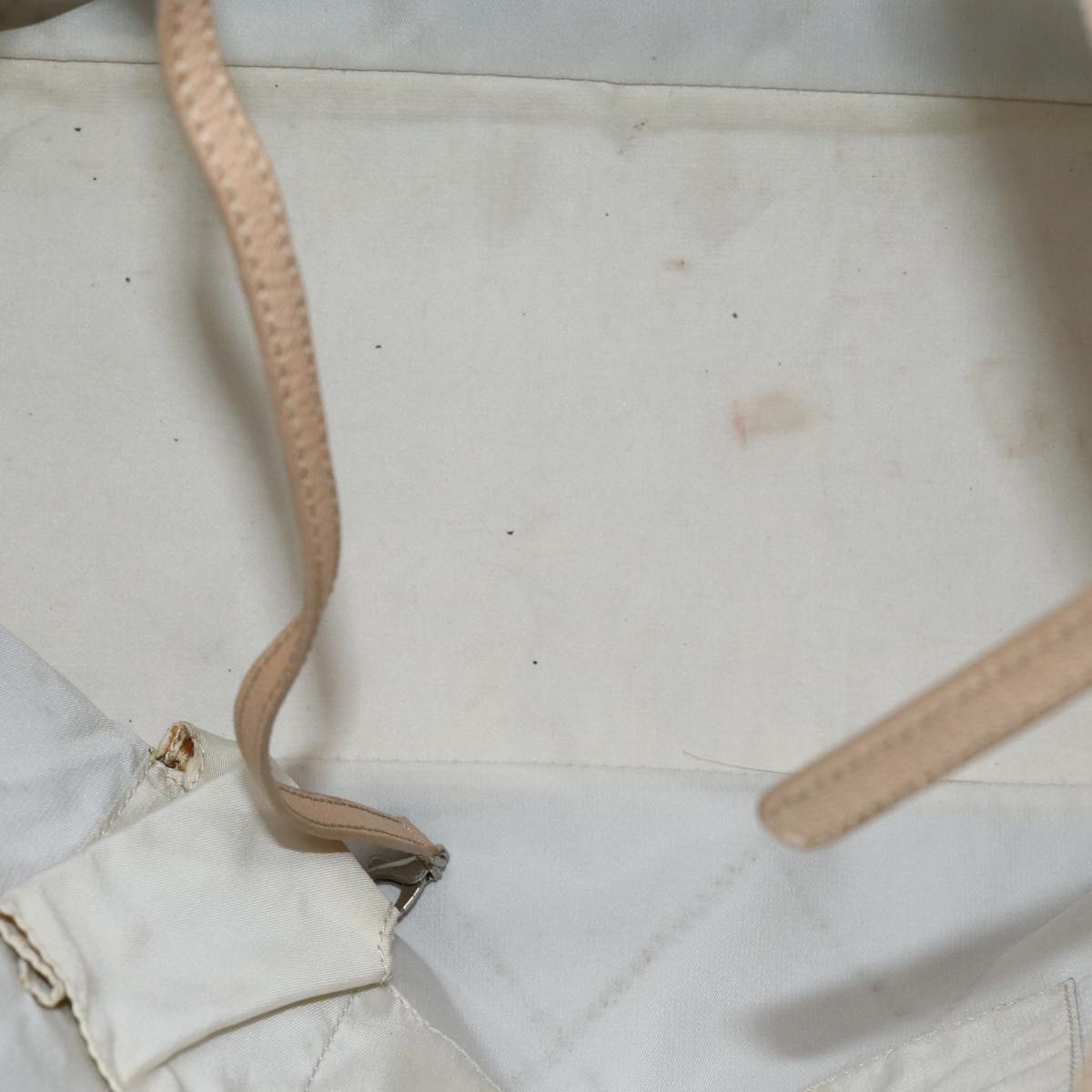 CHANEL Wild Stitch Tote Bag Leather Beige CC Auth 72149