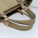 CHANEL Wild Stitch Tote Bag Leather Beige CC Auth 72149-7