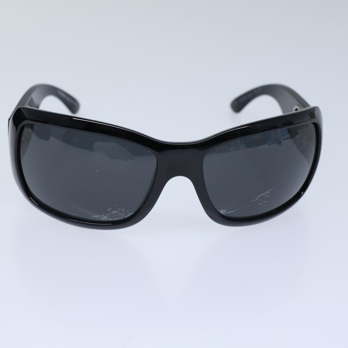 CHANEL Sunglasses plastic Black CC Auth 72154 - 0