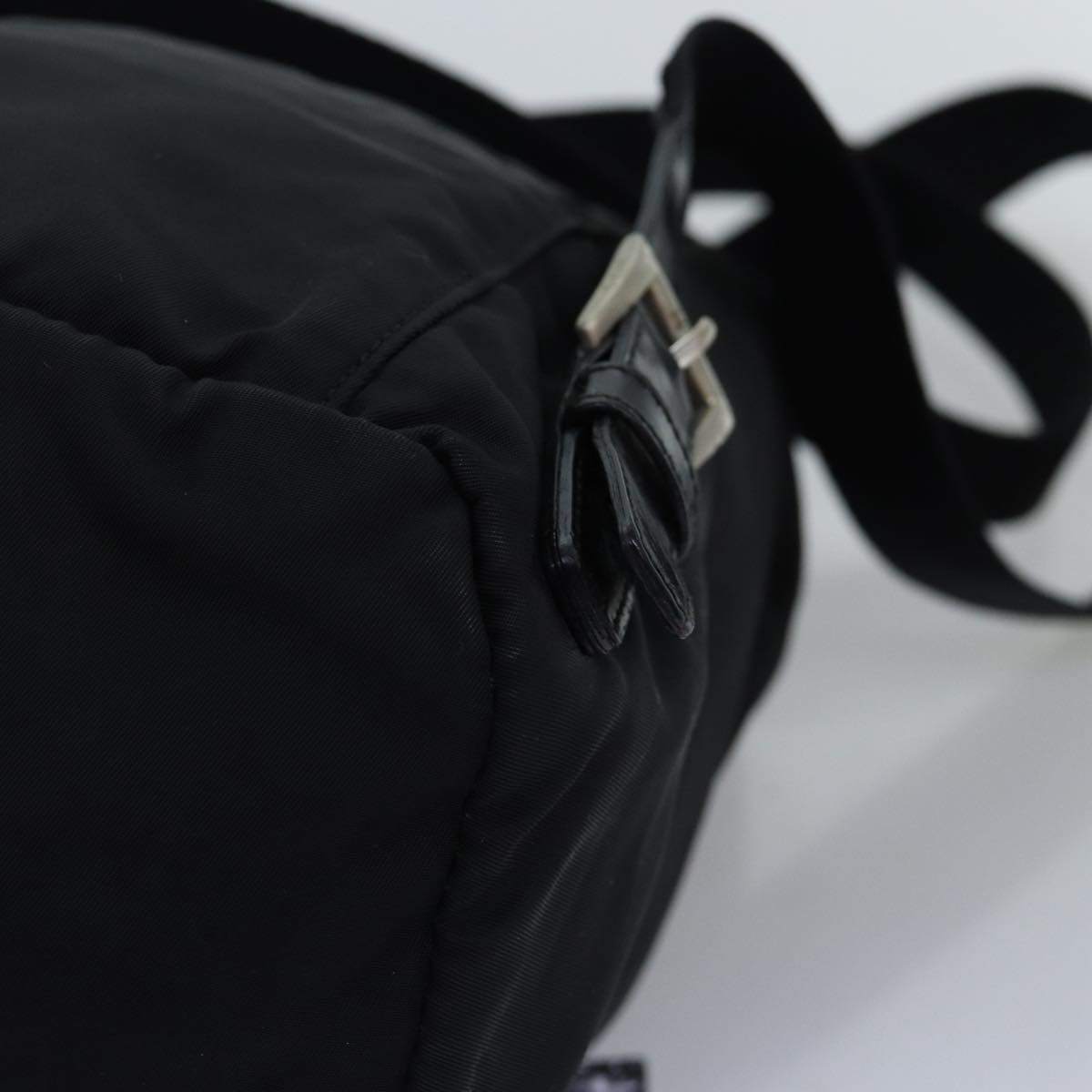 PRADA Backpack Nylon Black Auth 72159