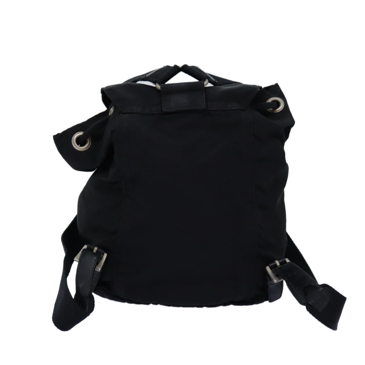 PRADA Backpack Nylon Black Auth 72159