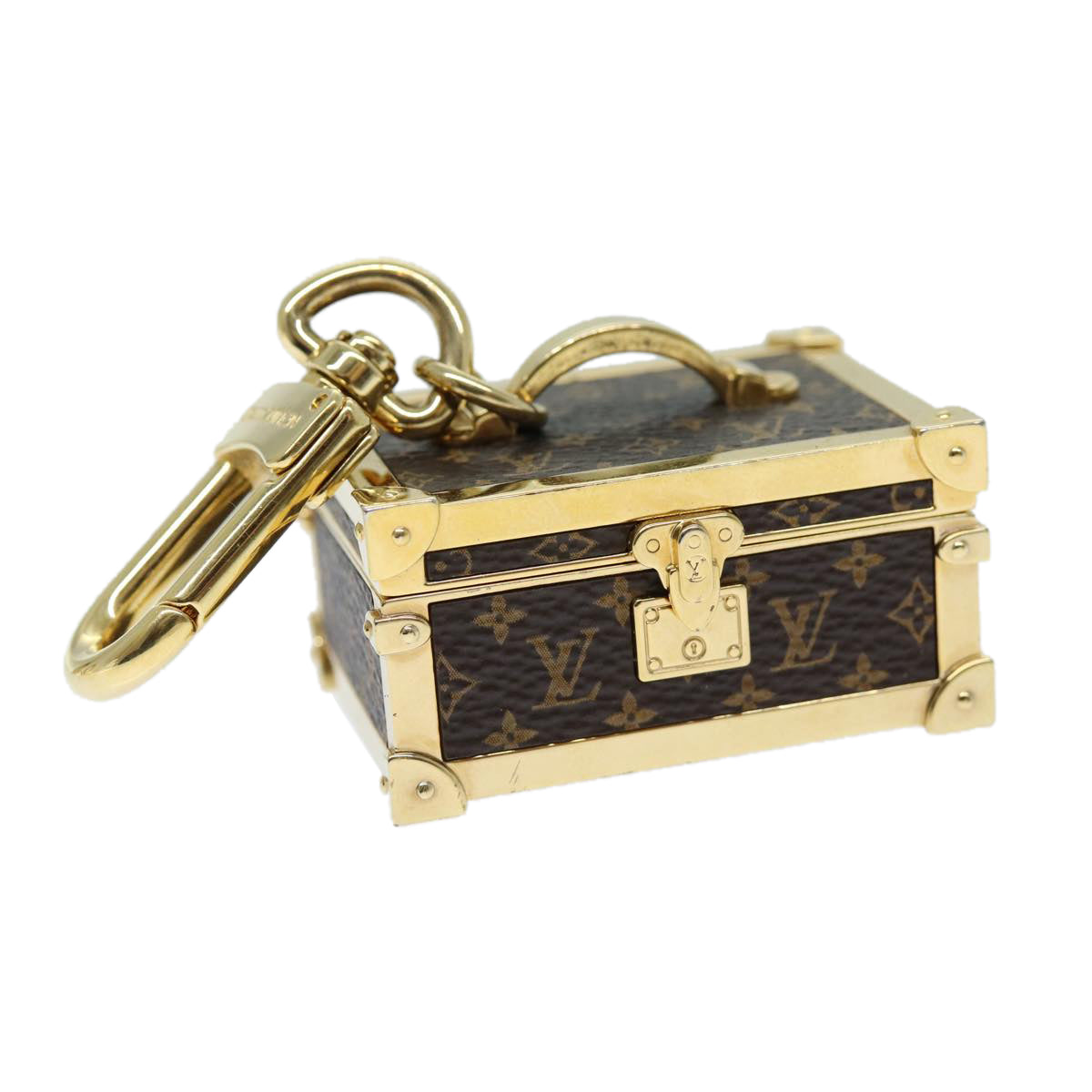 LOUIS VUITTON Monogram Trunk Key Holder LV Auth 72162A