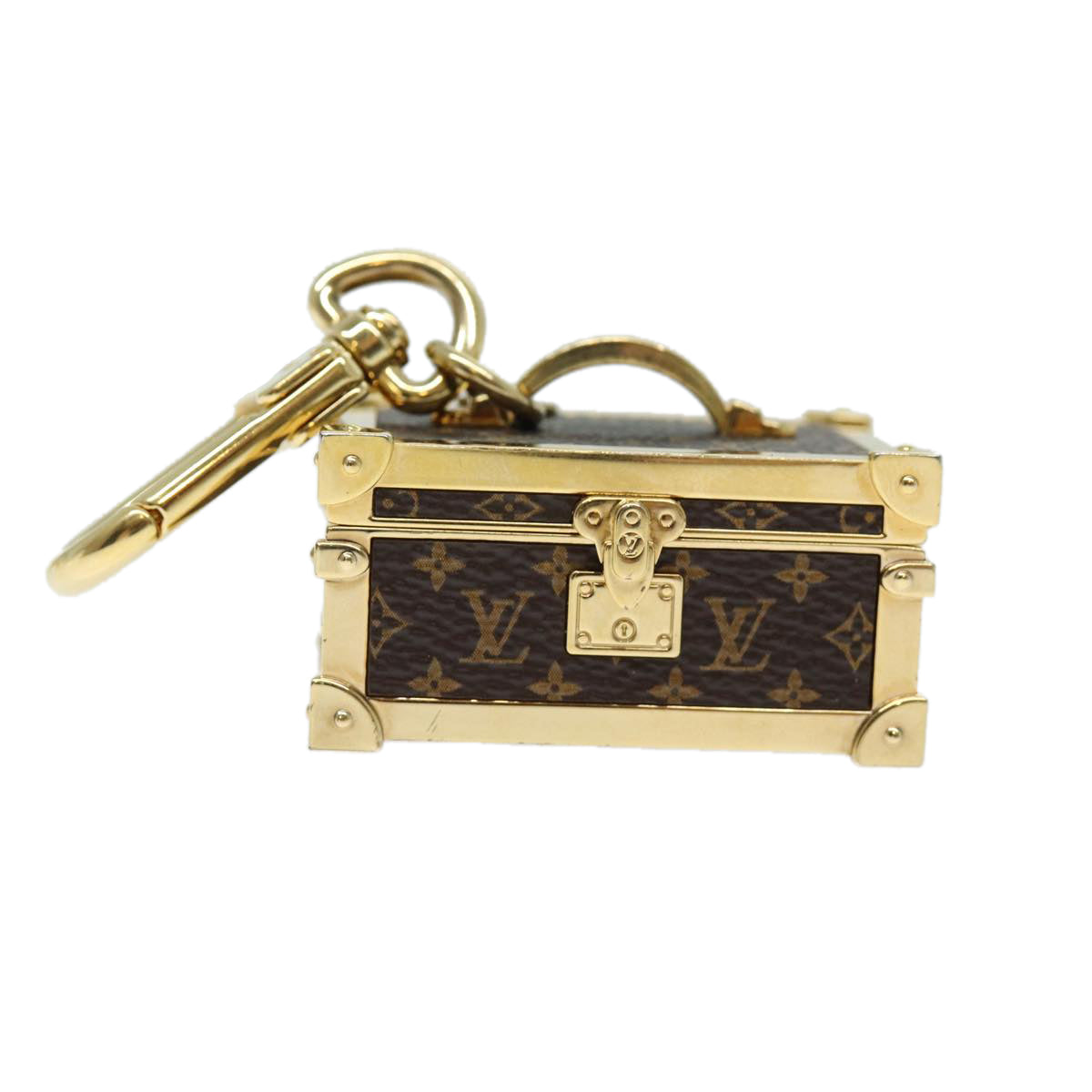 LOUIS VUITTON Monogram Trunk Key Holder LV Auth 72162A