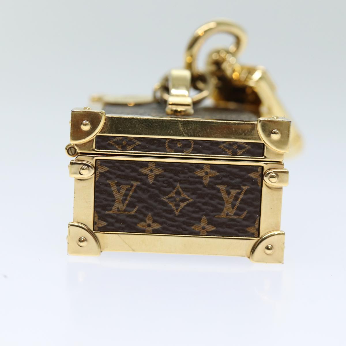 LOUIS VUITTON Monogram Trunk Key Holder LV Auth 72162A