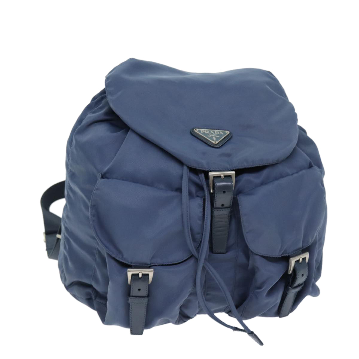 PRADA Backpack Nylon Blue Auth 72169