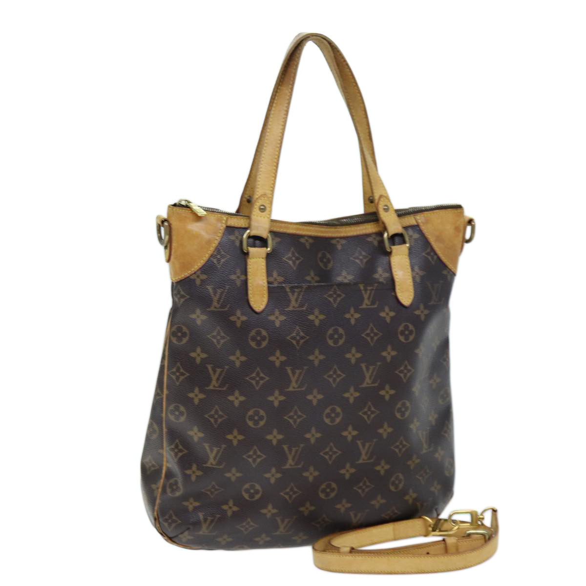 LOUIS VUITTON Monogram Odeon GM Shoulder Bag 2way M56388 LV Auth 72186