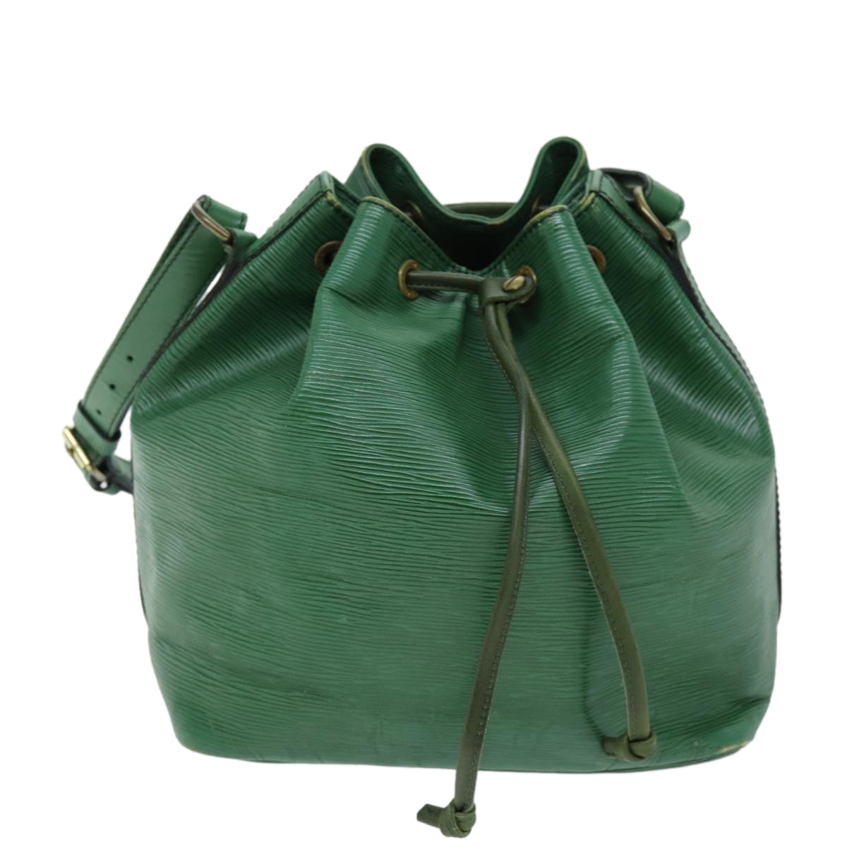 LOUIS VUITTON Epi Petit Noe Shoulder Bag Green M44104 LV Auth 72193