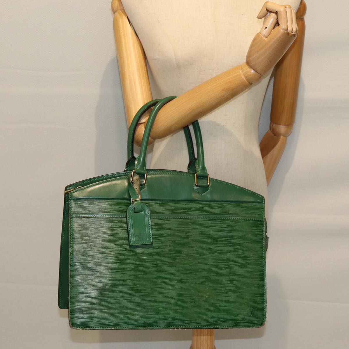 LOUIS VUITTON Epi Riviera Hand Bag Green M48184 LV Auth 72220