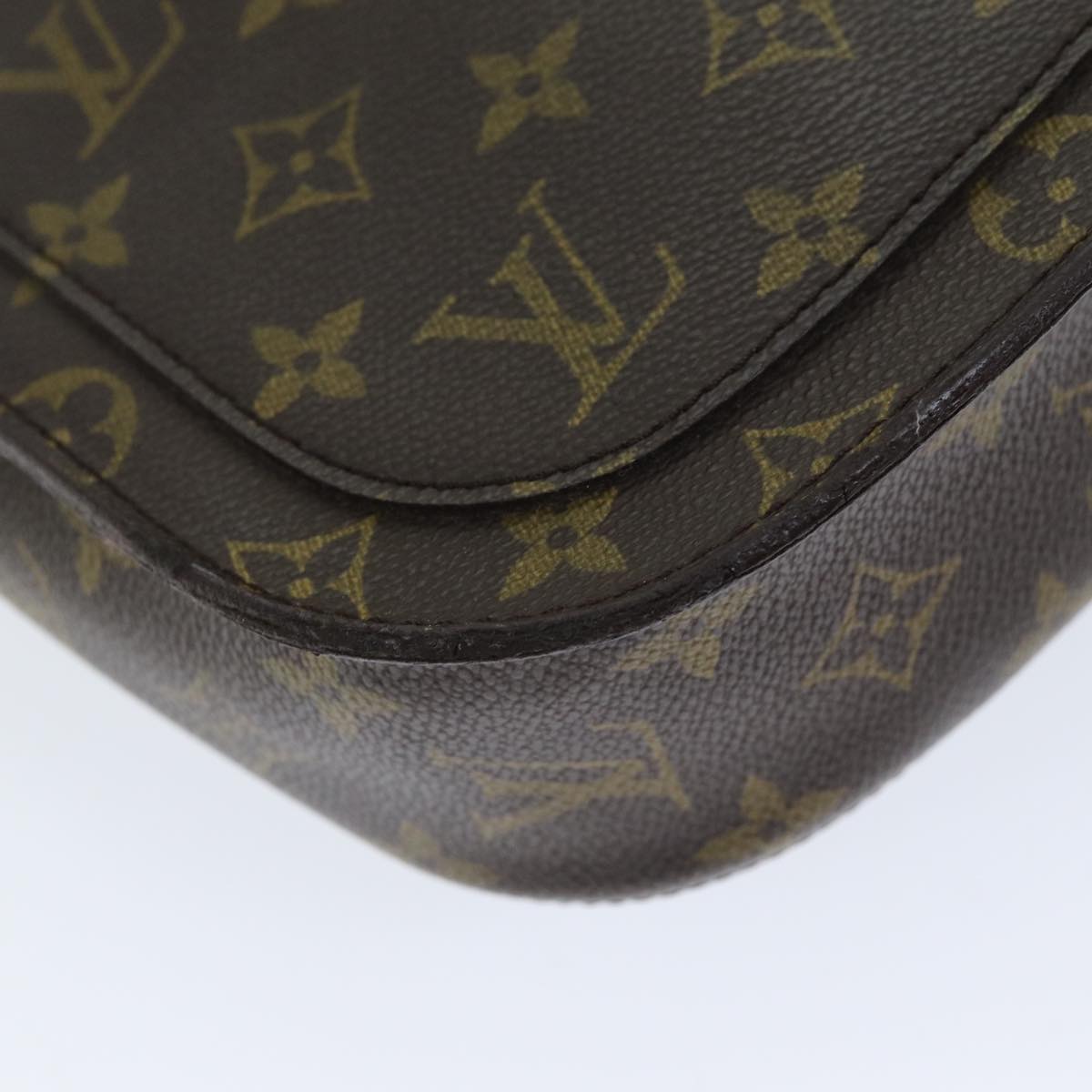 LOUIS VUITTON Monogram Saint Cloud GM Shoulder Bag M51242 LV Auth 72221