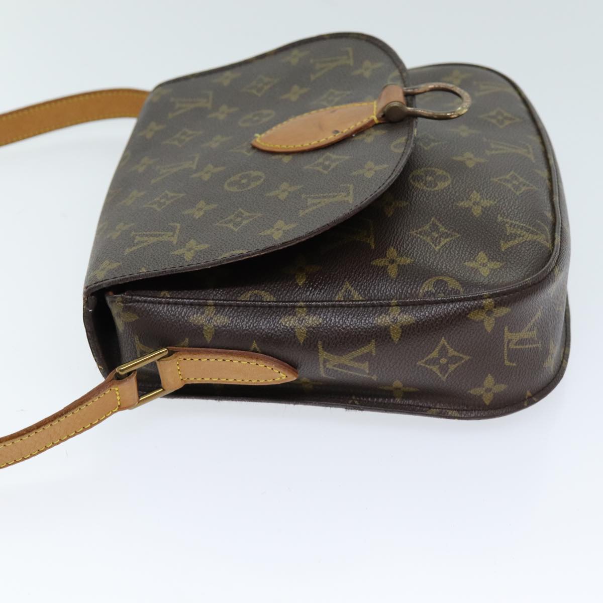 LOUIS VUITTON Monogram Saint Cloud GM Shoulder Bag M51242 LV Auth 72221