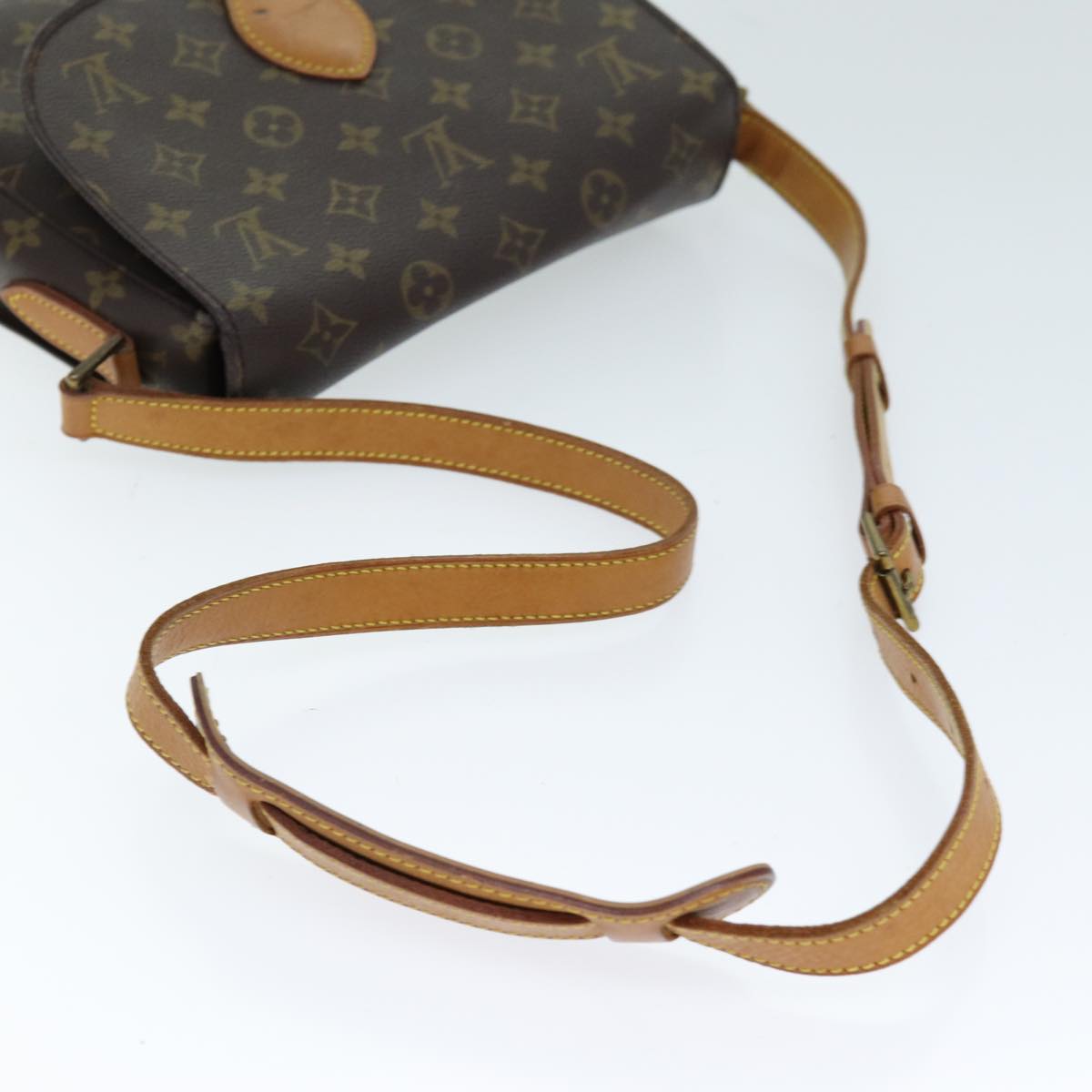 LOUIS VUITTON Monogram Saint Cloud GM Shoulder Bag M51242 LV Auth 72221