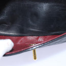 CHANEL Matelasse Chain Shoulder Bag Lamb Skin Black CC Auth 72241A-23