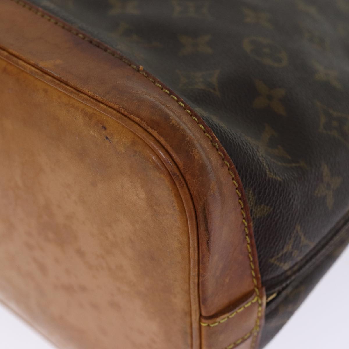 LOUIS VUITTON Monogram Alma Hand Bag M51130 LV Auth 72243