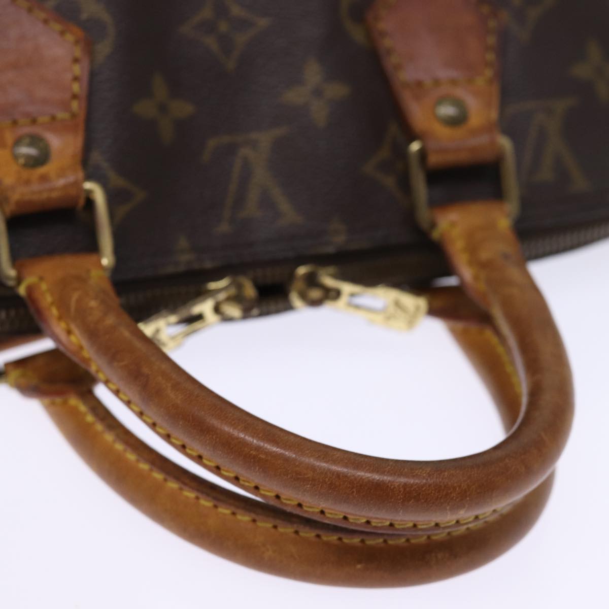 LOUIS VUITTON Monogram Alma Hand Bag M51130 LV Auth 72243