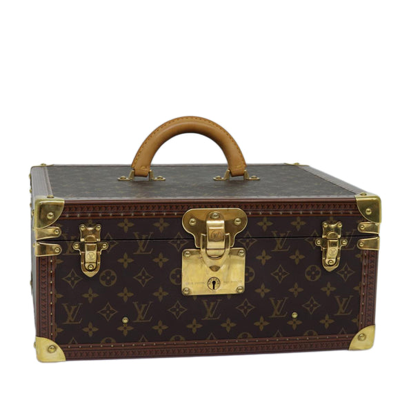 LOUIS VUITTON Monogram Attache Case Trunk SPO LV Auth 72245S