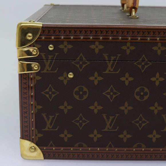 LOUIS VUITTON Monogram Attache Case Trunk SPO LV Auth 72245S