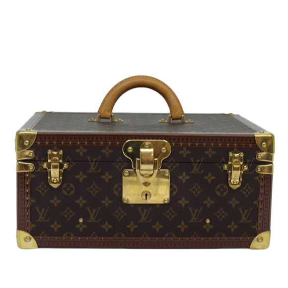 LOUIS VUITTON Monogram Attache Case Trunk SPO LV Auth 72245S