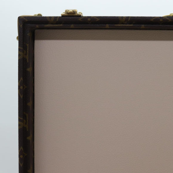 LOUIS VUITTON Monogram Attache Case Trunk SPO LV Auth 72245S