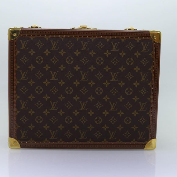 LOUIS VUITTON Monogram Attache Case Trunk SPO LV Auth 72245S