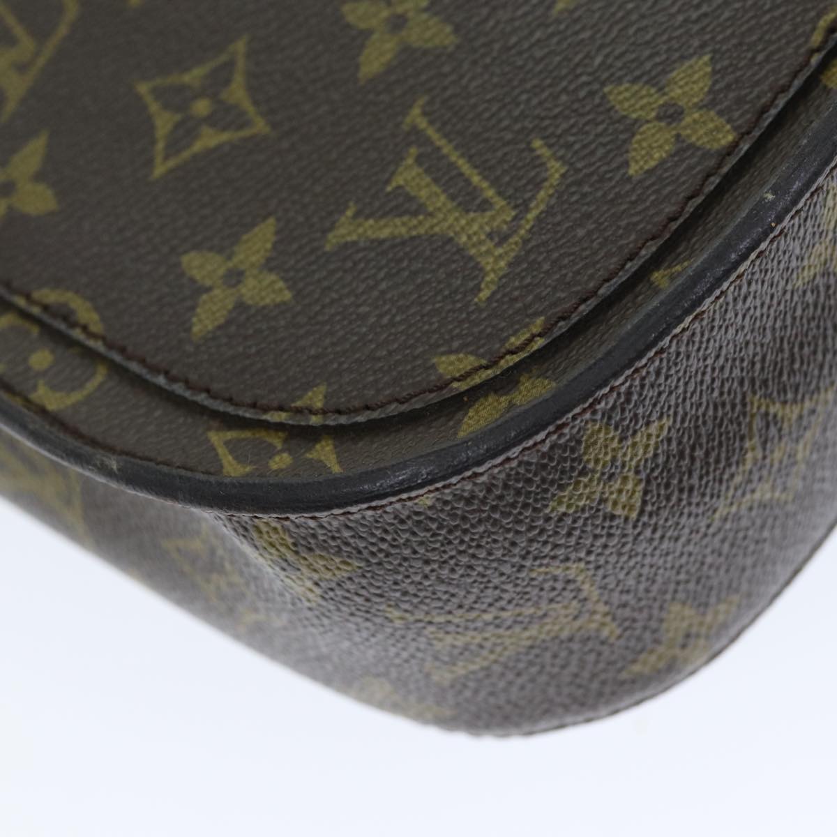 LOUIS VUITTON Monogram Saint Cloud GM Shoulder Bag Vintage M51242 LV Auth 72260