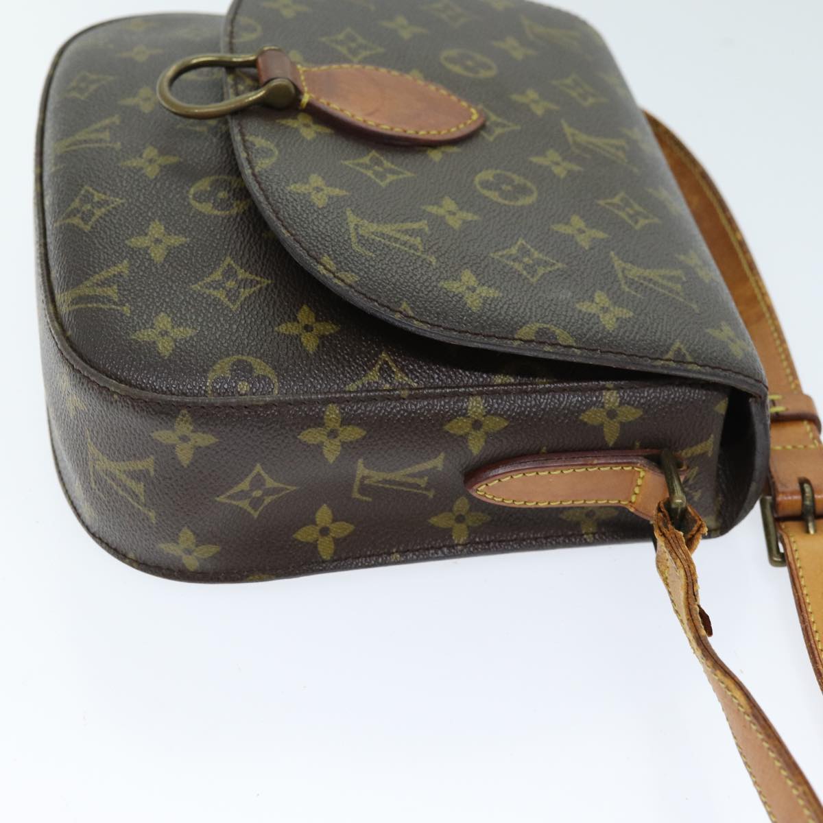 LOUIS VUITTON Monogram Saint Cloud GM Shoulder Bag Vintage M51242 LV Auth 72260