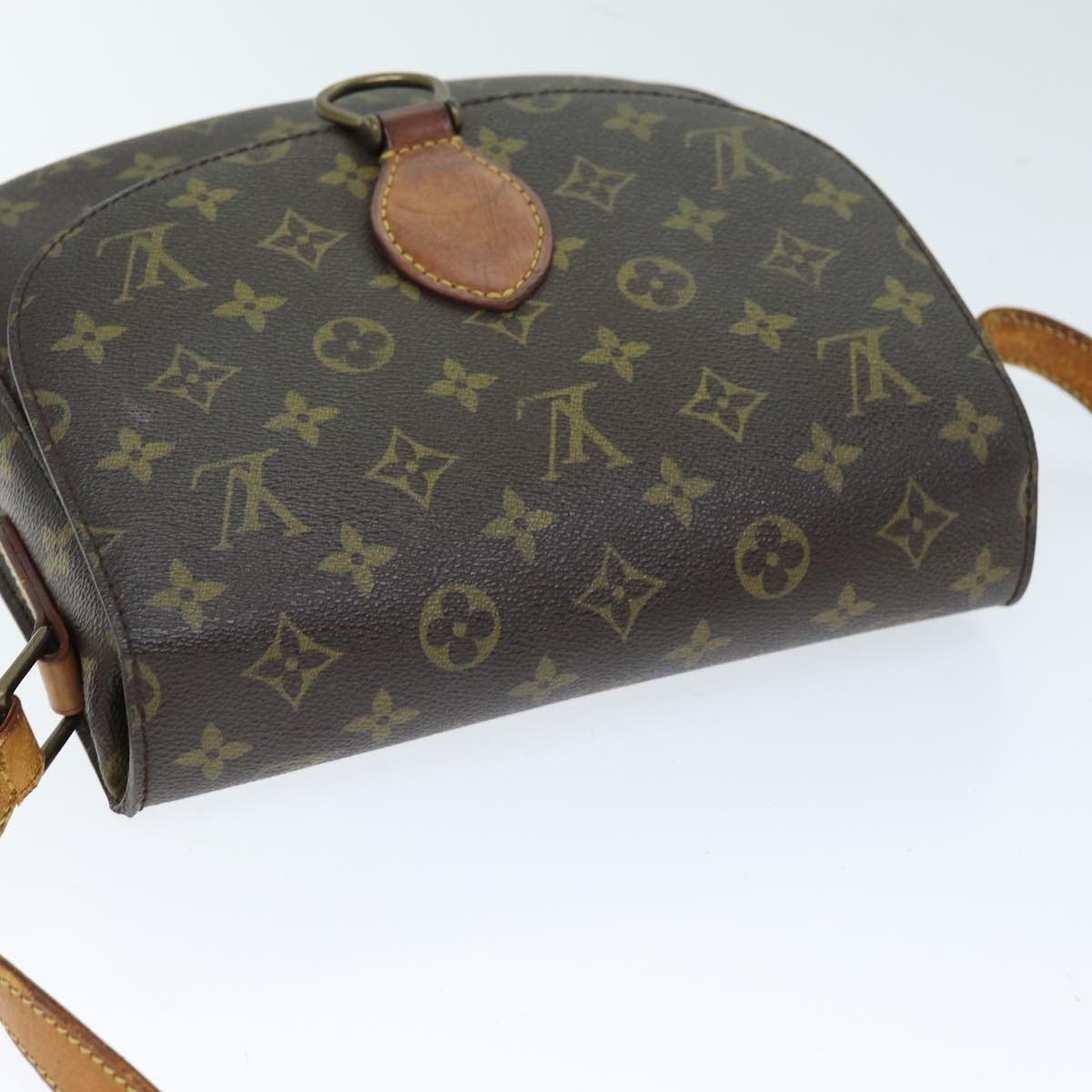 LOUIS VUITTON Monogram Saint Cloud GM Shoulder Bag Vintage M51242 LV Auth 72260