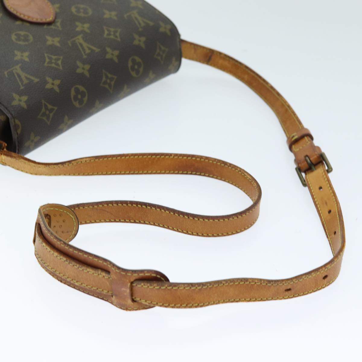 LOUIS VUITTON Monogram Saint Cloud GM Shoulder Bag Vintage M51242 LV Auth 72260