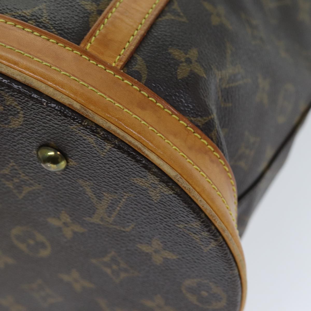 LOUIS VUITTON Monogram Bucket GM Shoulder Bag M42236 LV Auth 72280