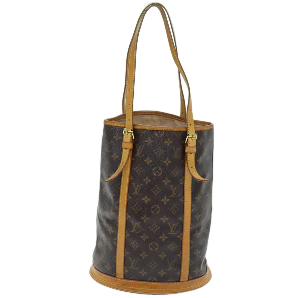 LOUIS VUITTON Monogram Bucket GM Shoulder Bag M42236 LV Auth 72280