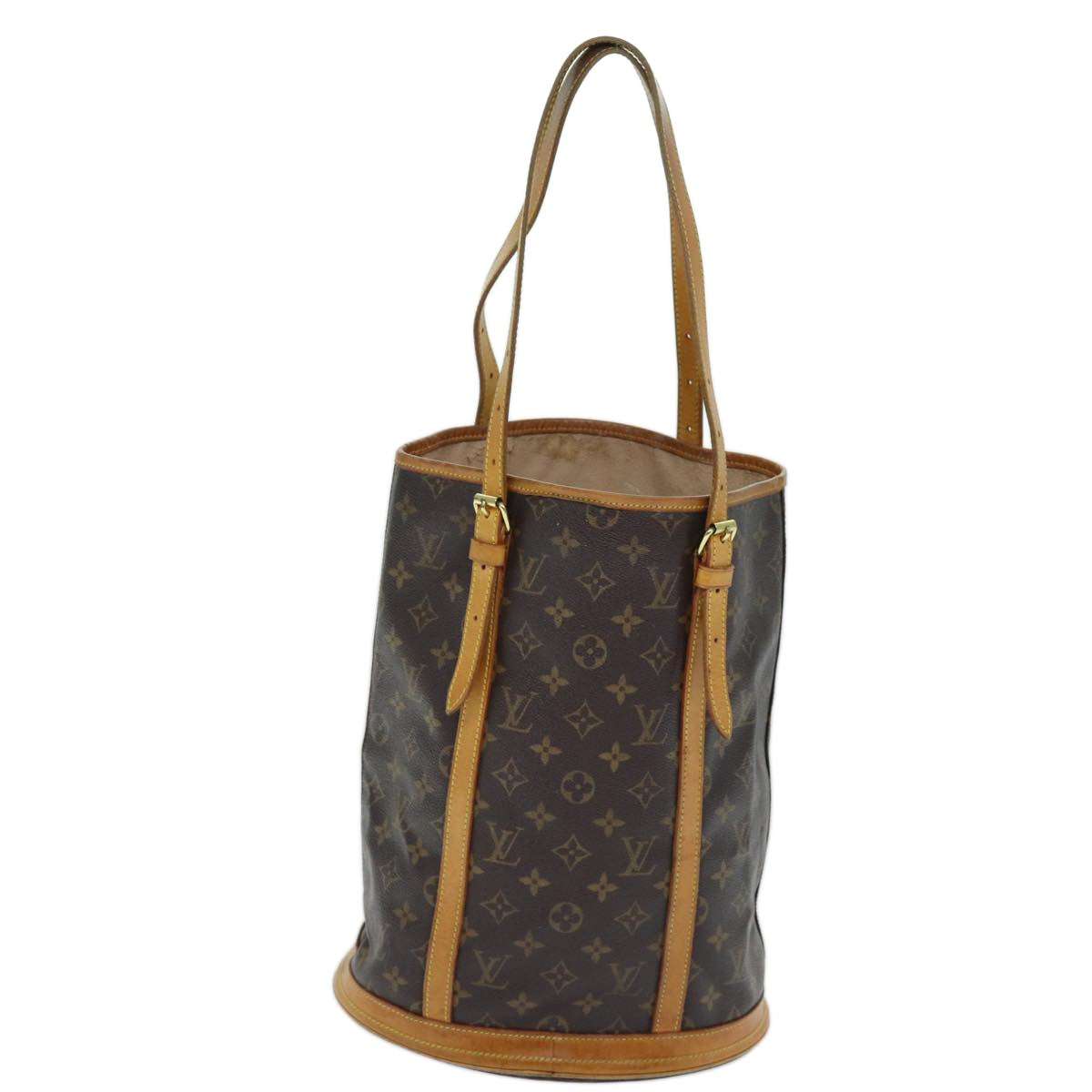 LOUIS VUITTON Monogram Bucket GM Shoulder Bag M42236 LV Auth 72280