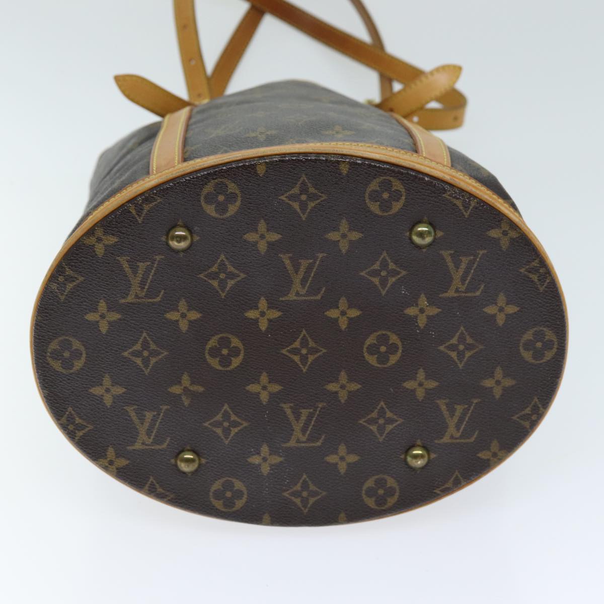 LOUIS VUITTON Monogram Bucket GM Shoulder Bag M42236 LV Auth 72280