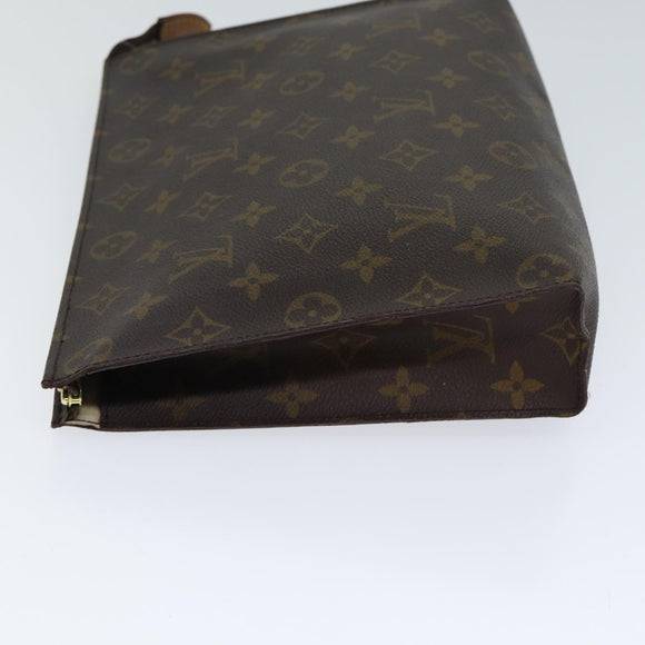 LOUIS VUITTON Monogram Poche Toilette 26 Pouch M47542 LV Auth 72300