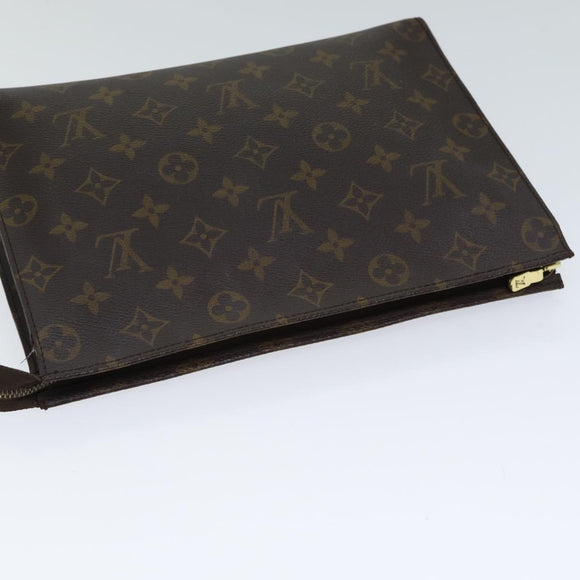 LOUIS VUITTON Monogram Poche Toilette 26 Pouch M47542 LV Auth 72300