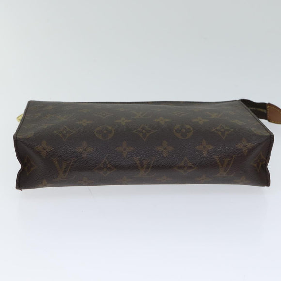LOUIS VUITTON Monogram Poche Toilette 26 Pouch M47542 LV Auth 72300
