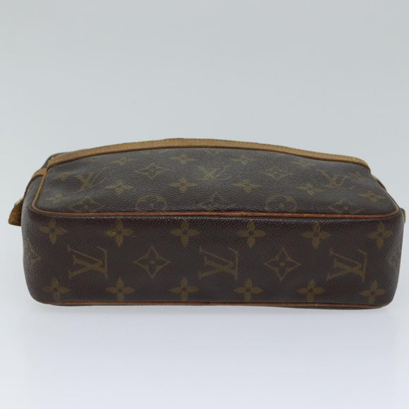 LOUIS VUITTON Monogram Compiegne 23 Clutch Bag M51847 LV Auth 72306