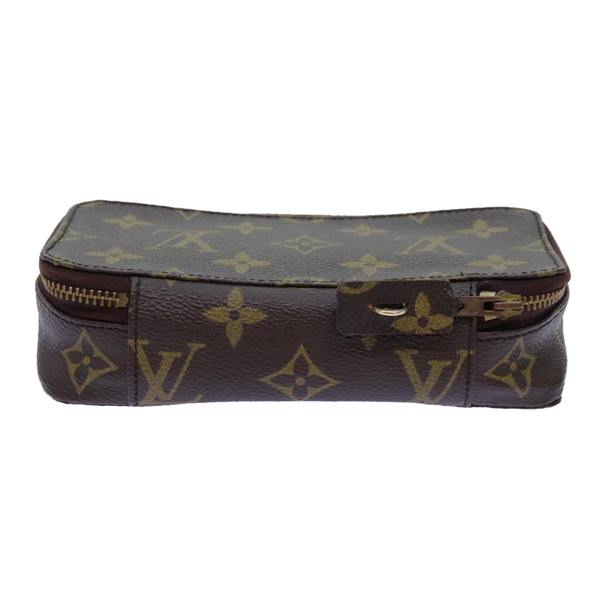 LOUIS VUITTON Monogram Poche Monte Carlo Jewelry Box M47352 LV Auth 72310 - 0