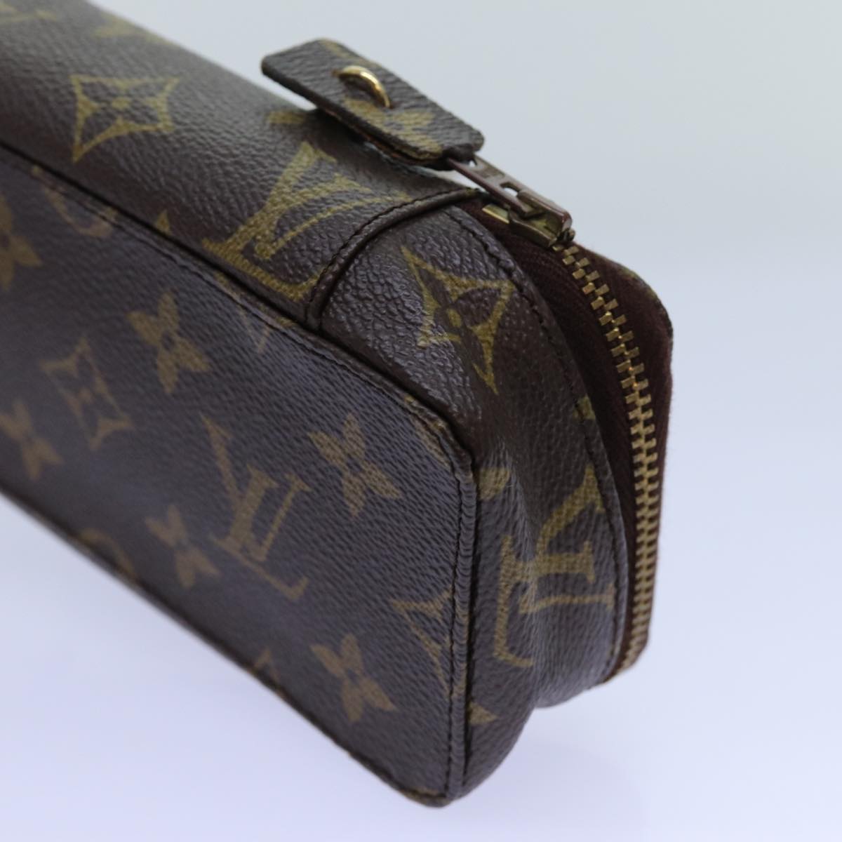 LOUIS VUITTON Monogram Poche Monte Carlo Jewelry Box M47352 LV Auth 72310