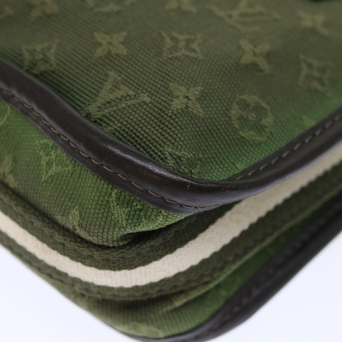 LOUIS VUITTON Monogram Mini Pochette Catrain Bag TST Khaki M92332 LV Auth 72330