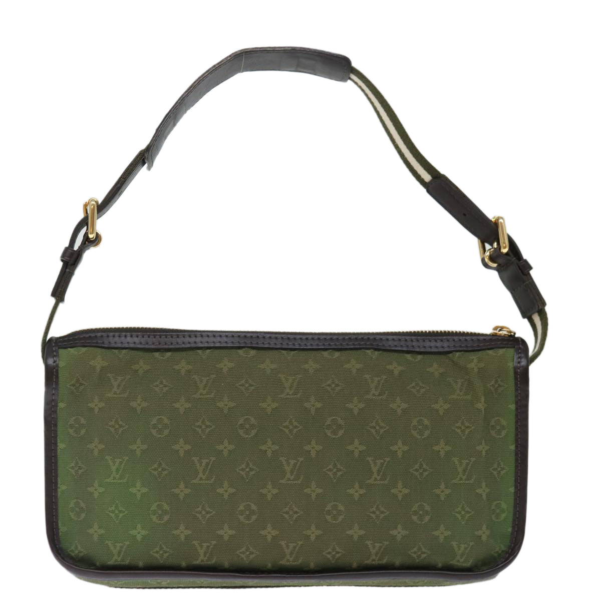 LOUIS VUITTON Monogram Mini Pochette Catrain Bag TST Khaki M92332 LV Auth 72330 - 0