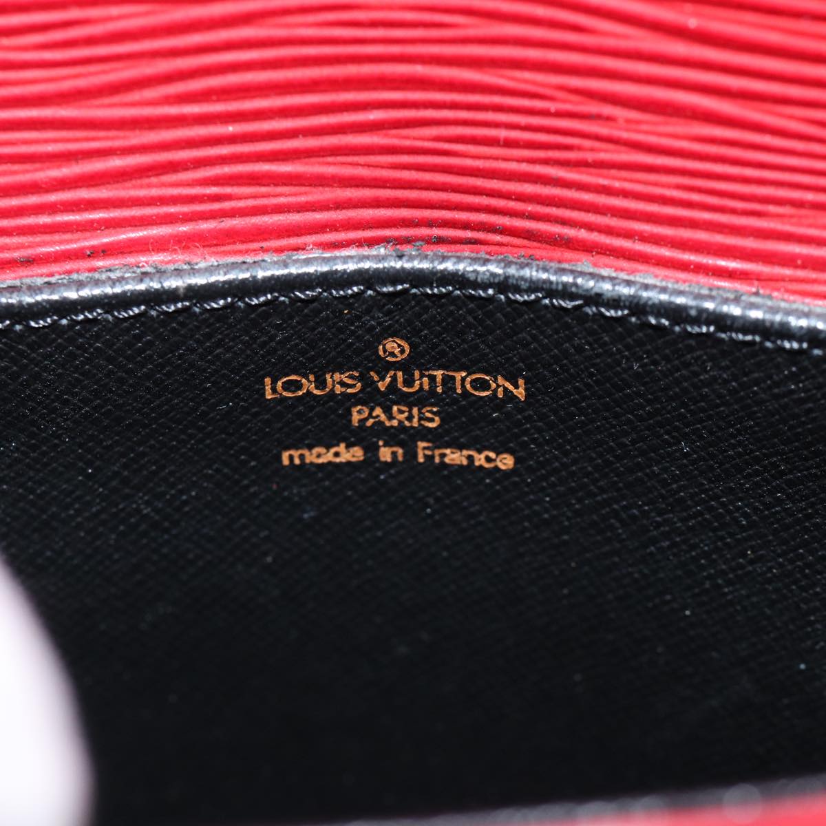 LOUIS VUITTON Epi Saint Cloud PM Shoulder Bag Red M52217 LV Auth 72331