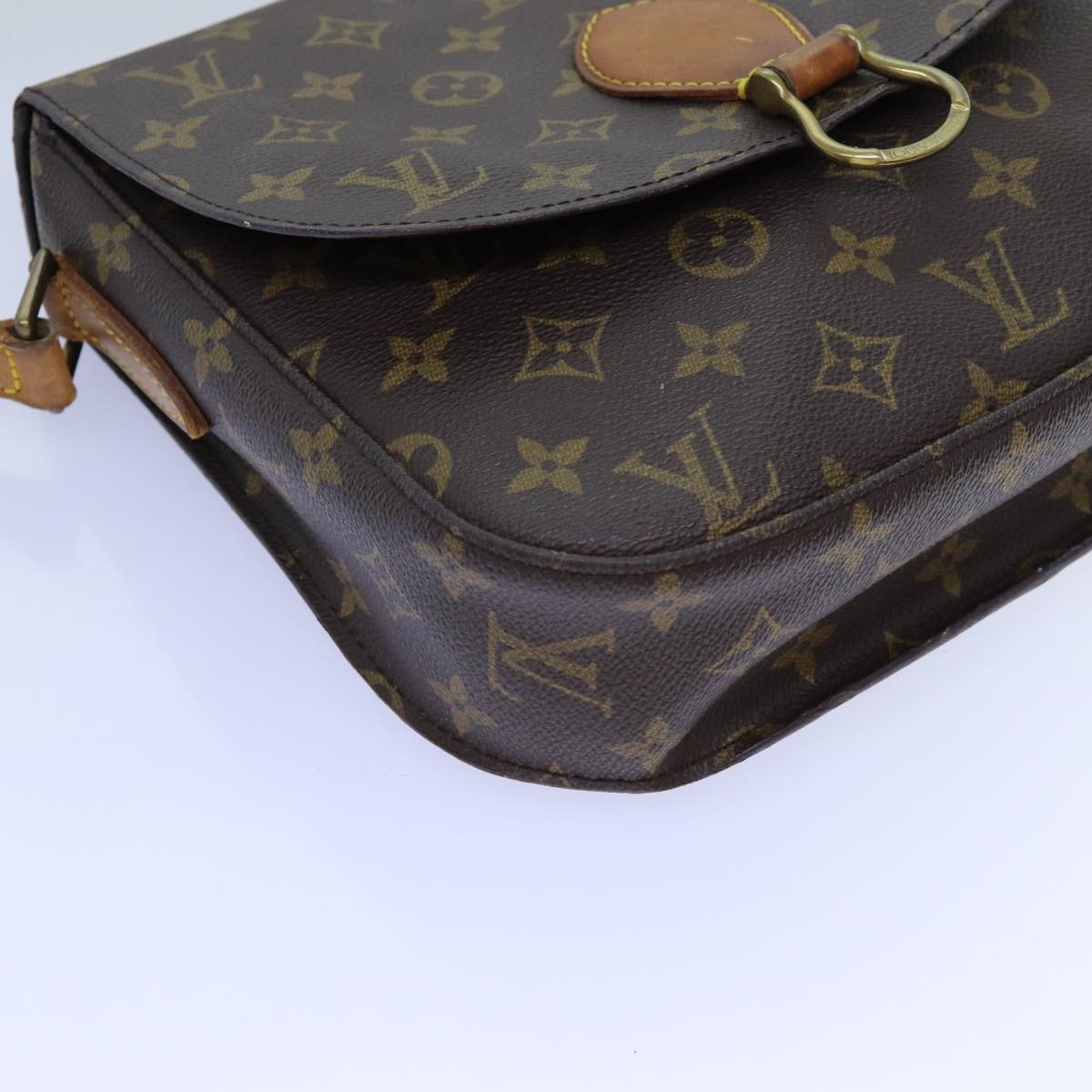 LOUIS VUITTON Monogram Saint Cloud GM Shoulder Bag M51242 LV Auth 72335