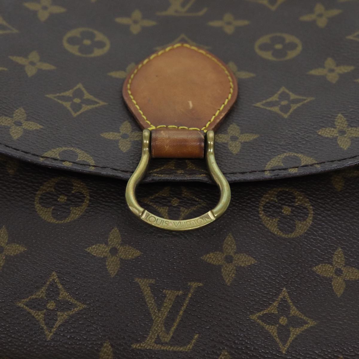 LOUIS VUITTON Monogram Saint Cloud GM Shoulder Bag M51242 LV Auth 72335