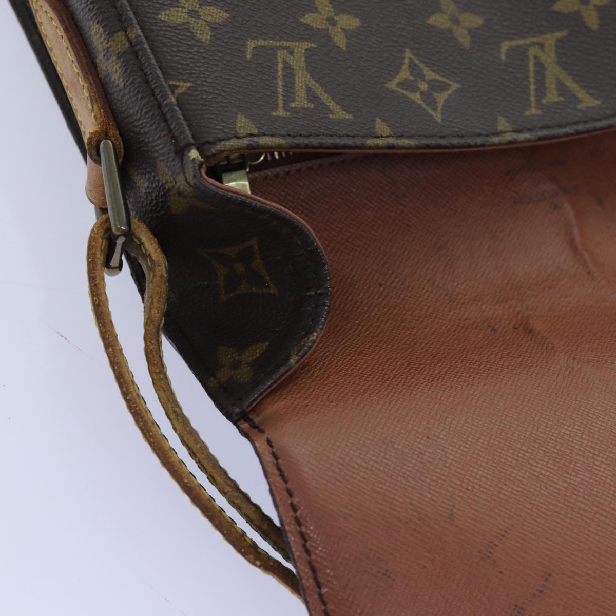 LOUIS VUITTON Monogram Saint Cloud GM Shoulder Bag M51242 LV Auth 72335